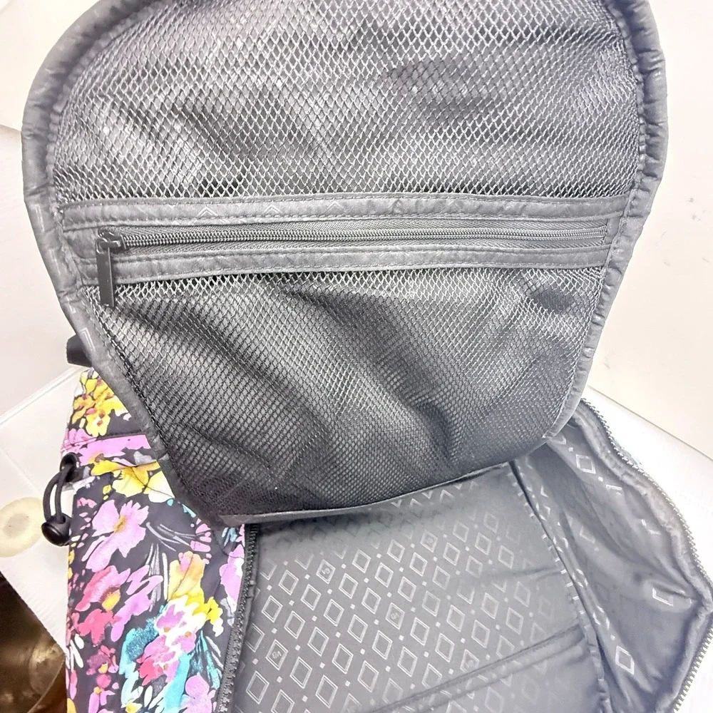 Y2K Vera Bradley Floral Laptop Backpack Whimsy Floral School College Travel Bag